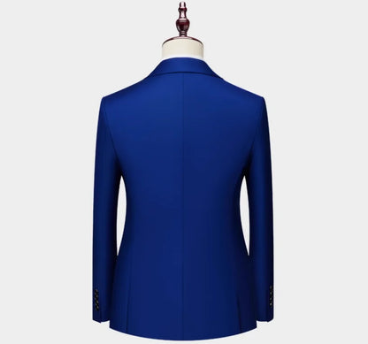 2 Pieces Men's Casual Business Suit Set