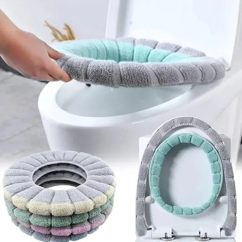 Winter Warm Universal Toilet Seat Cover with Handle