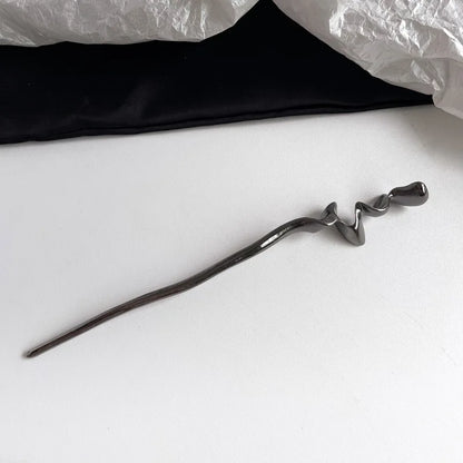 Damen Vintage Essstäbchen Schlangen Haarstäbe