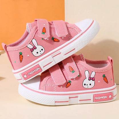 Canvas-Sneaker mit Cartoon-Motiv für Jungen und Mädchen