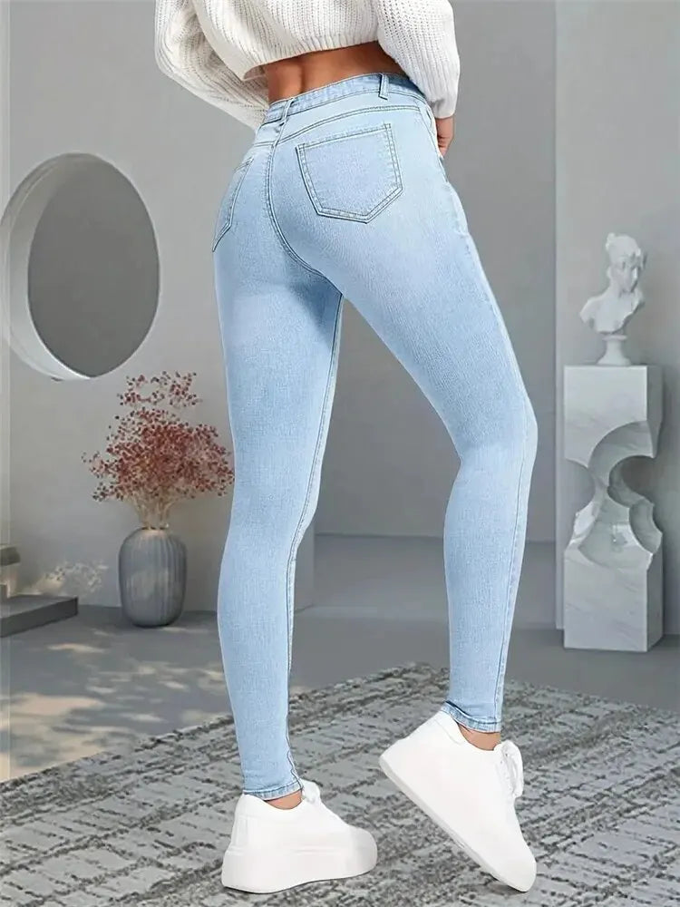 Women's Stretch Skinny Slim Fit Denim Pants