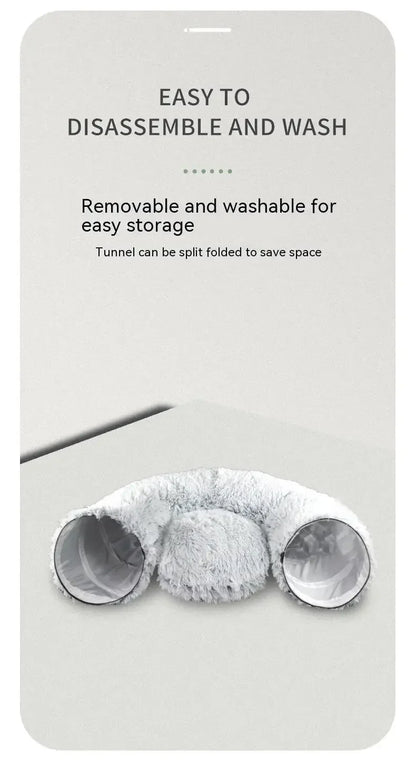 Faltbarer, warmer Haustier-Nest-Tunnel