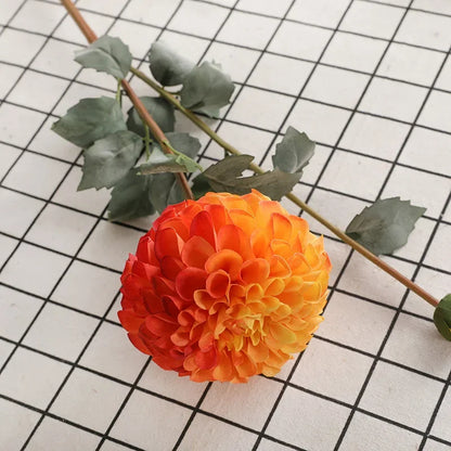 Accessoires de studio de fausses fleurs de dahlia marguerite d'automne
