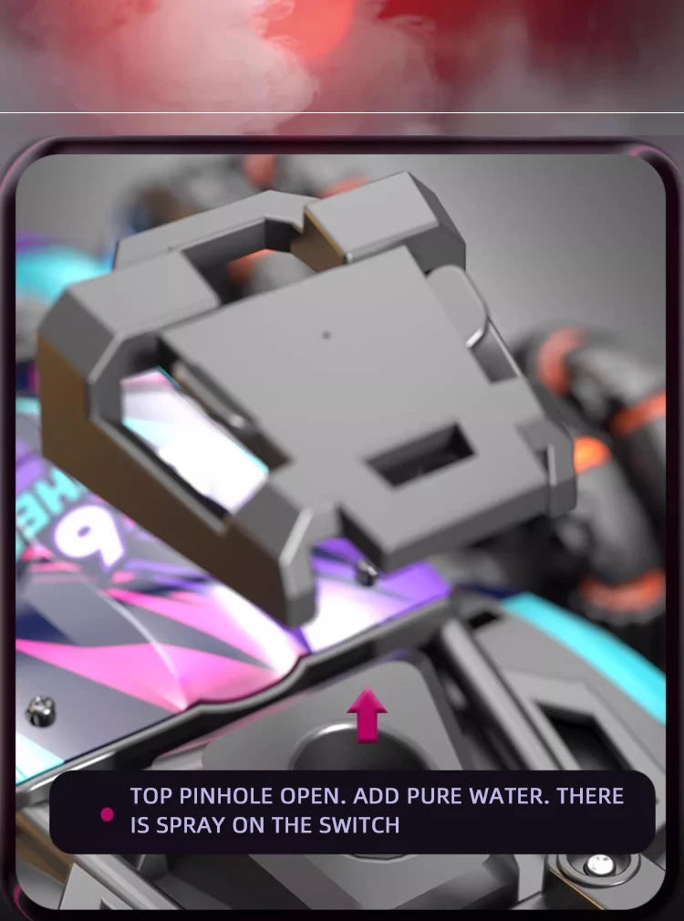 Spray Twisting Stunt RC Car - Six-Wheel Toy