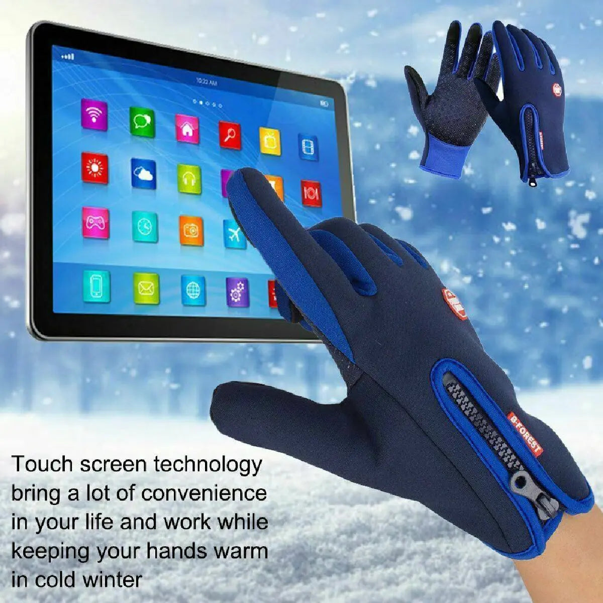 Cycling Gloves – Wrist Support & Touch Screen