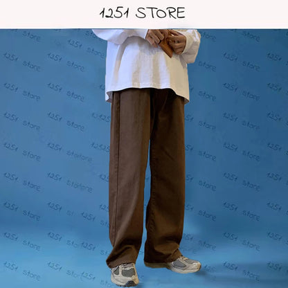 Wide Leg Straight Jeans for Men