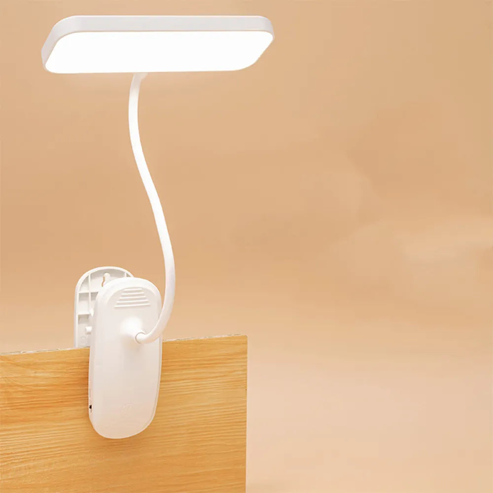 Clip-on Rechargeable Desk Lamp for Study & Bedroom