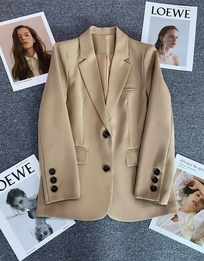 Blazer élégant pour femme de bureau printemps-été