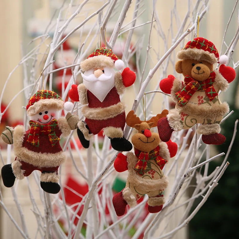 40PCS Christmas Tree Doll Ornaments Festive Hanging Gifts