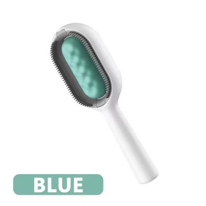 Doppelseitige Haarentfernungs-Massagebürste für Haustiere