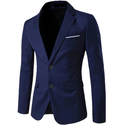 Blazer de costume d'affaires de haute qualité pour hommes - 9 couleurs