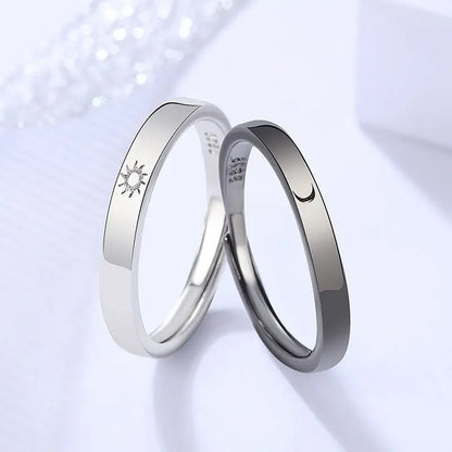 2Pcs Simple and Elegant Moissanite Platinum Wedding Rings