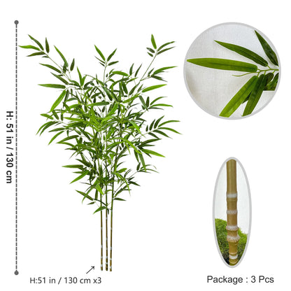 130-210cm Artificial Bamboo Leaves Wedding Decor