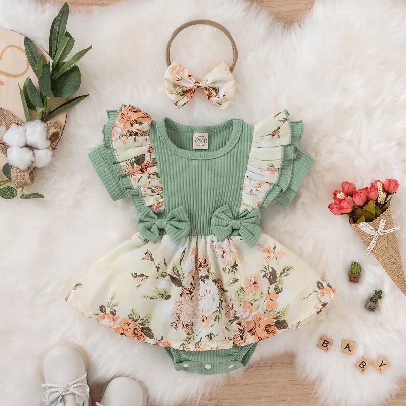 Vêtements d'été pour enfants - Robe d'été pour bébés filles