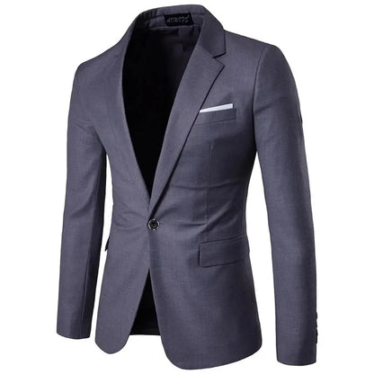 Blazer de costume d'affaires de haute qualité pour hommes - 9 couleurs