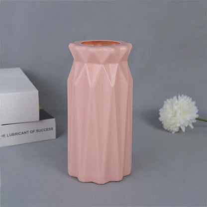 Vase à fleurs en plastique moderne Décoration de maison nordique