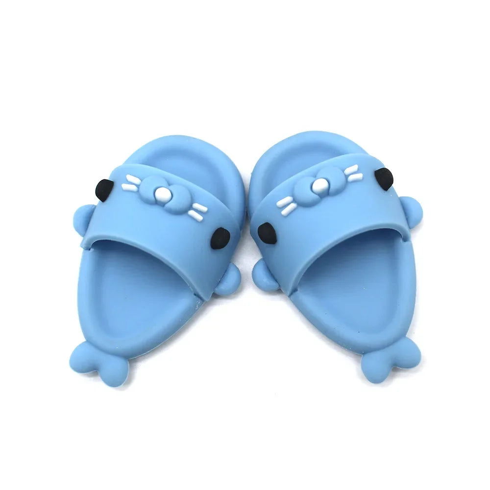 Kid's Open Toe Junior Cute Shark Slippers