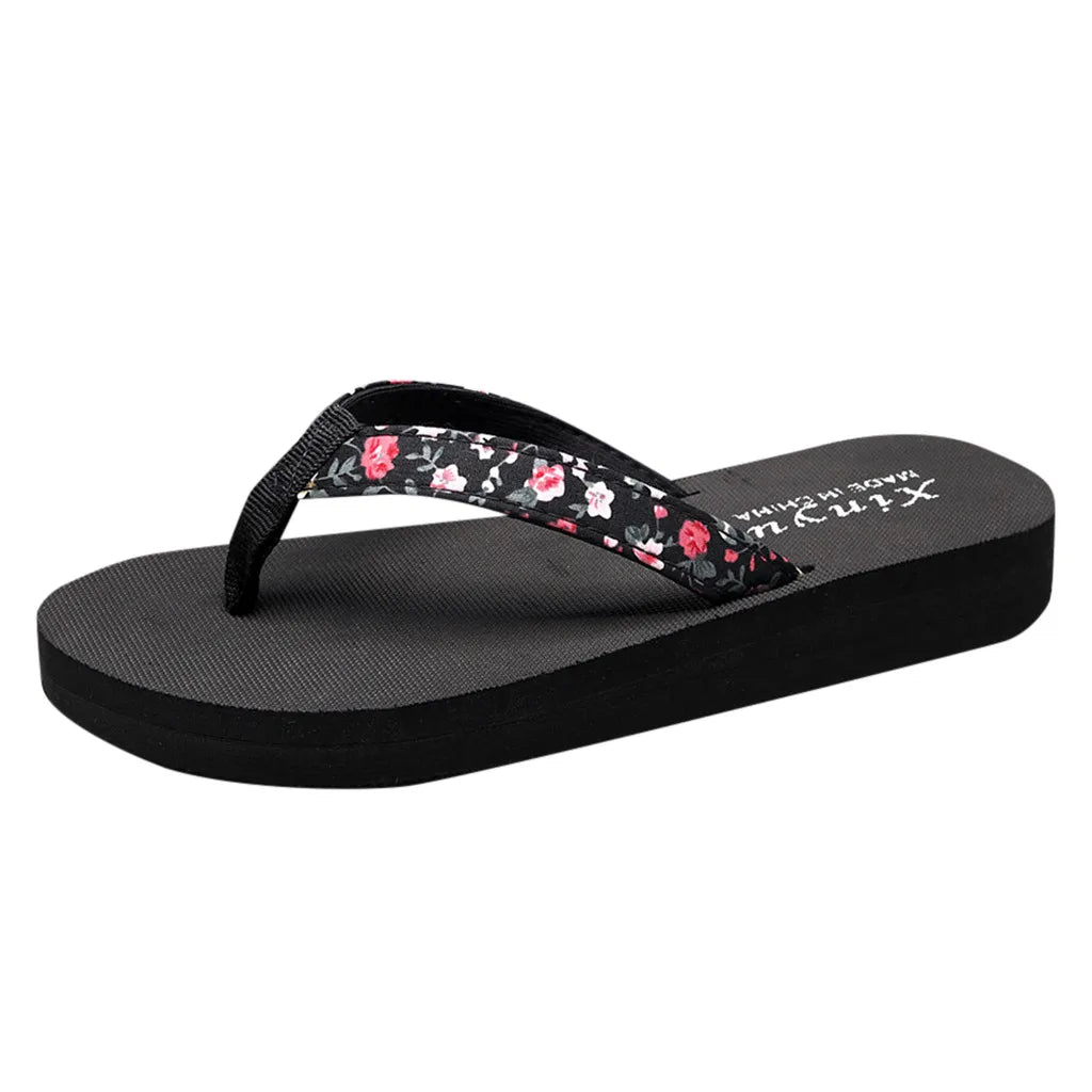 Flache Retro-Sandalen für Damen