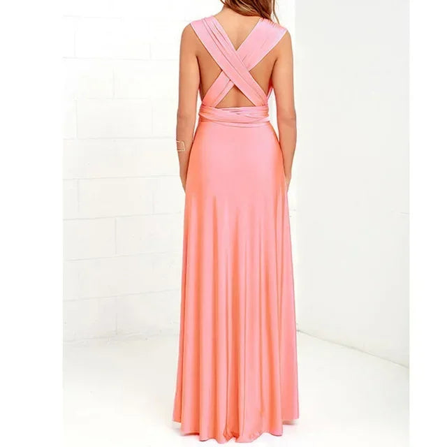 Sexy Maxi-Club-Kleid für Damen – langes Bandage-Party-Swing-Kleid