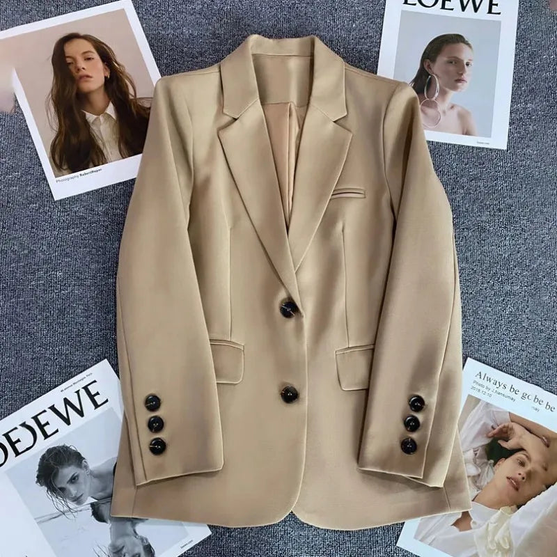 Blazer élégant pour femme de bureau printemps-été