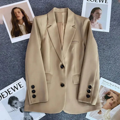 Blazer élégant pour femme de bureau printemps-été