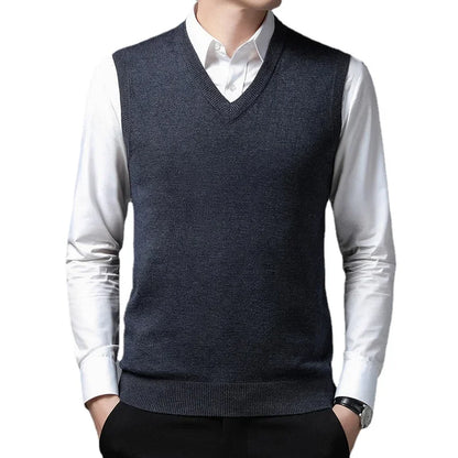 Neue Business Casual Strickweste für Herren