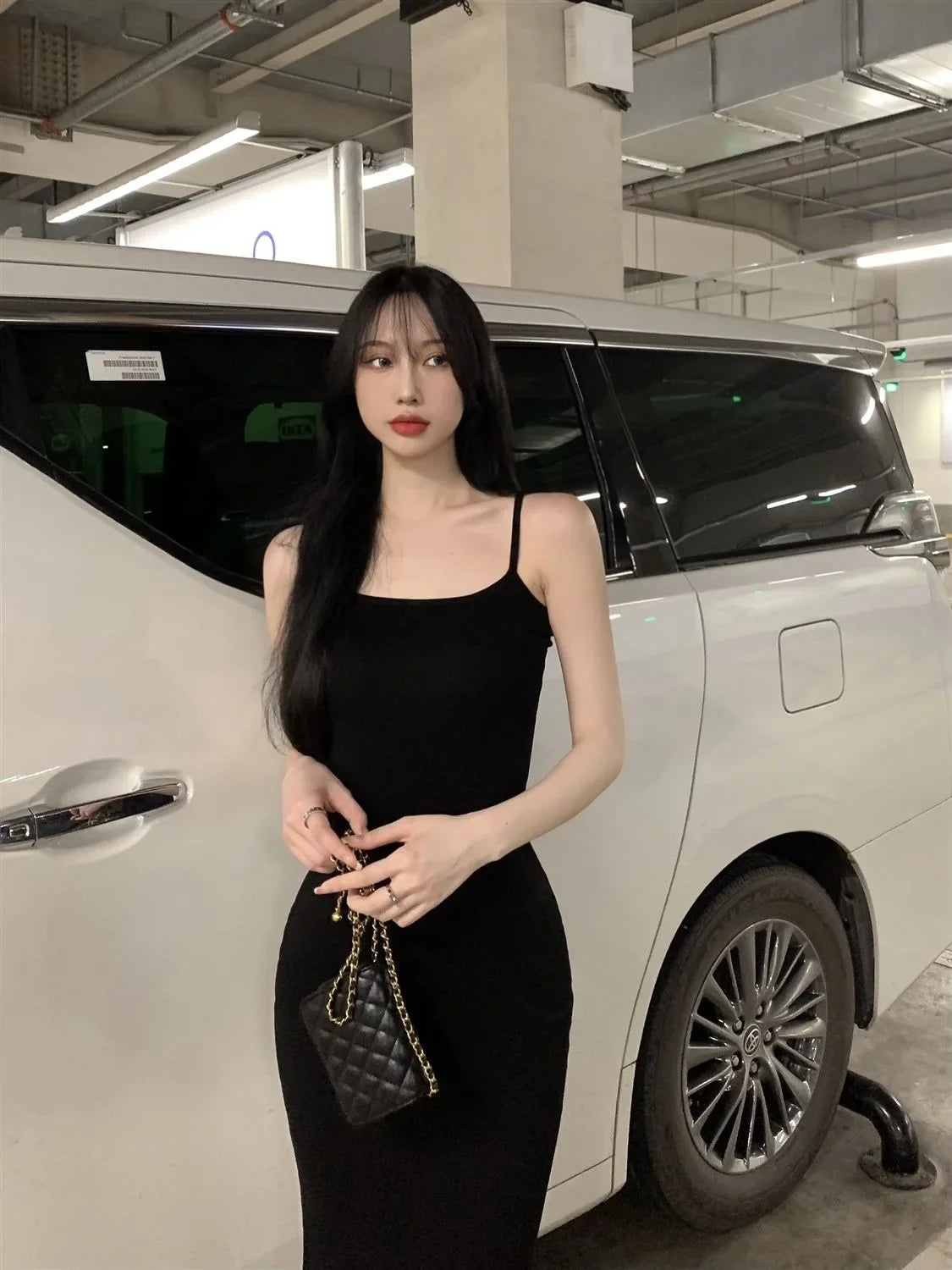 Robes maxi moulantes à manches courtes pour femmes