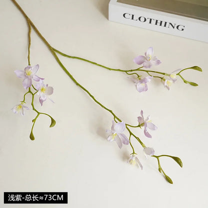 6Pcs 3-Fork Hyacinth Artificial Silk Flowers