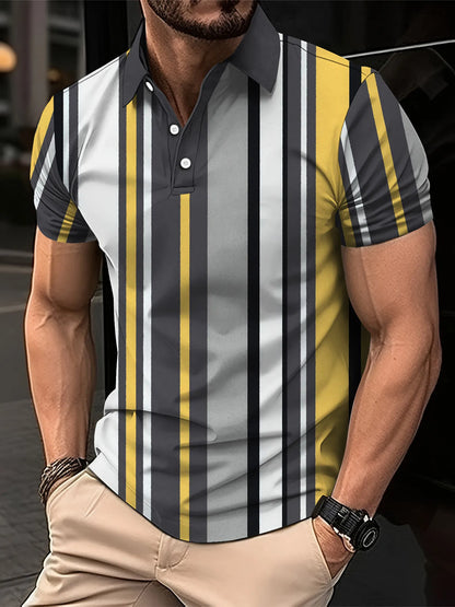 Summer Polo Shirt for Men - Short Sleeved