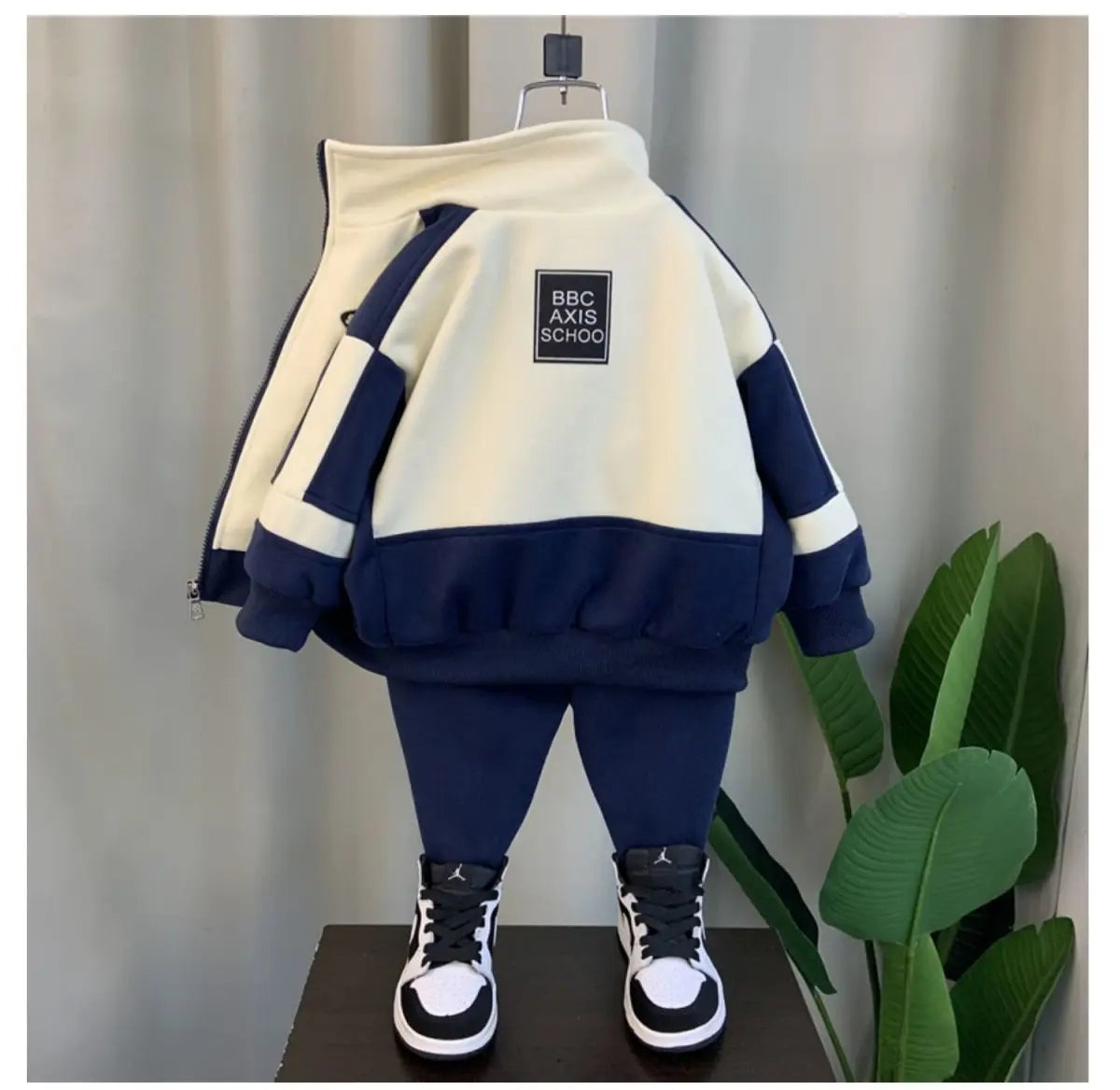 Korean Sportswear 2-Piece Jacket Set