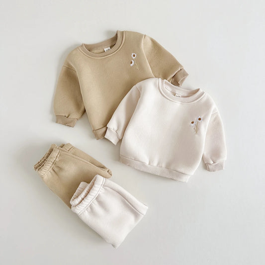 Ensembles de vêtements pour bébé garçon - Hauts pull à manches longues et pantalons