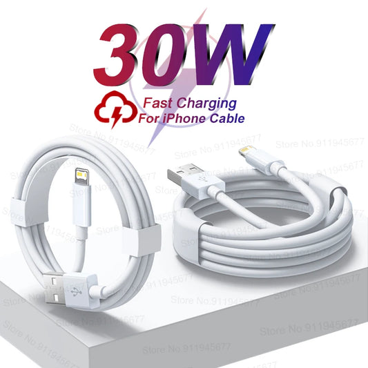 30-W-PD-Schnellladegerät: Apple Original USB-Kabel für iPhone 14 bis 11 Pro Max