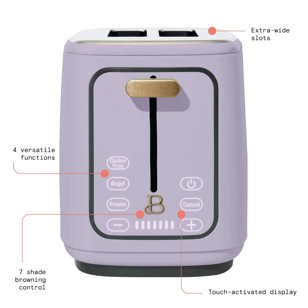 Drew Barrymore Touchscreen Lavender Toaster