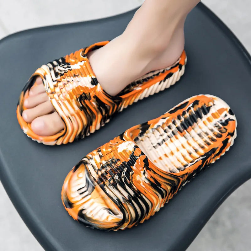 Camouflage Soft Sole Bathroom Slippers