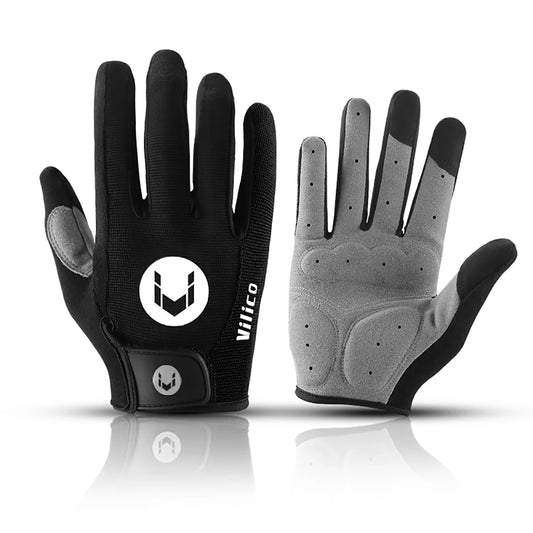 Breathable Anti-Slip Full Finger Cycling Gloves –  Anti-Shock