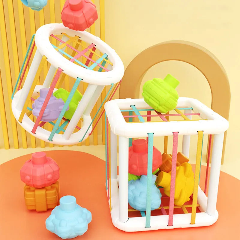 Blocs colorés de différentes formes – Jouets éducatifs