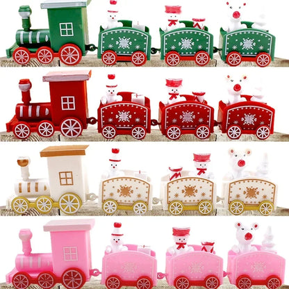 Wooden Train Christmas Ornaments & Gifts