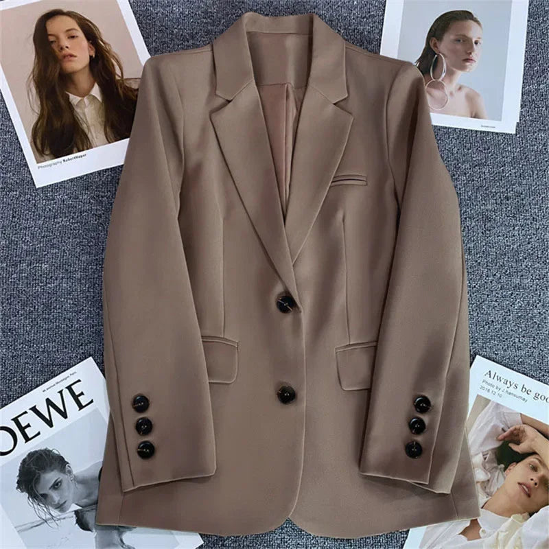 Blazer élégant pour femme de bureau printemps-été