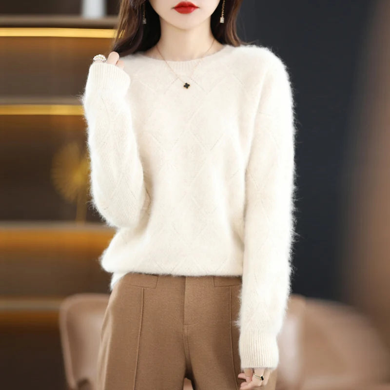 Luxurious Mink Cashmere Sweater for Women