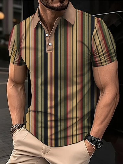 Summer Polo Shirt for Men - Short Sleeved