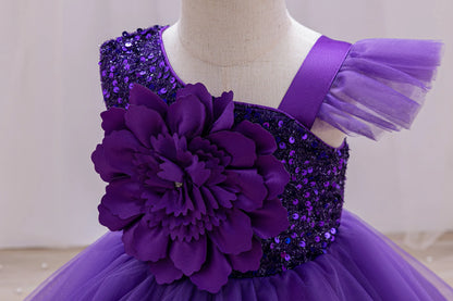 Girl's Sleeveless Ball Gown  Princess Dress