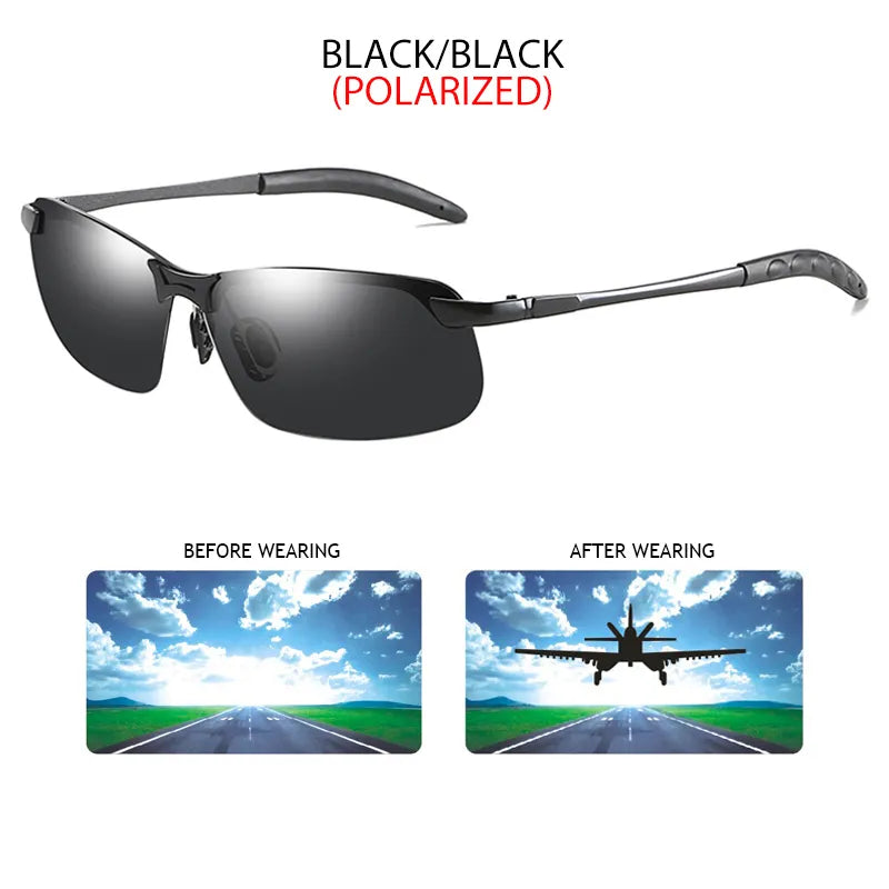 Men's Polarized Photochromic Day Night Vision Sunglasses