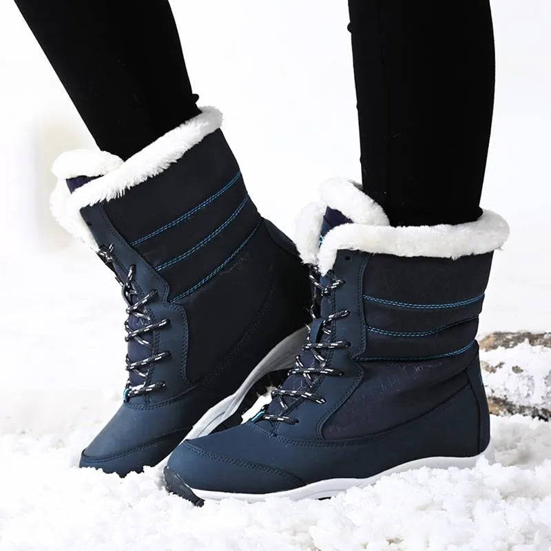 Gemütliche, wasserdichte Winterstiefel für Damen