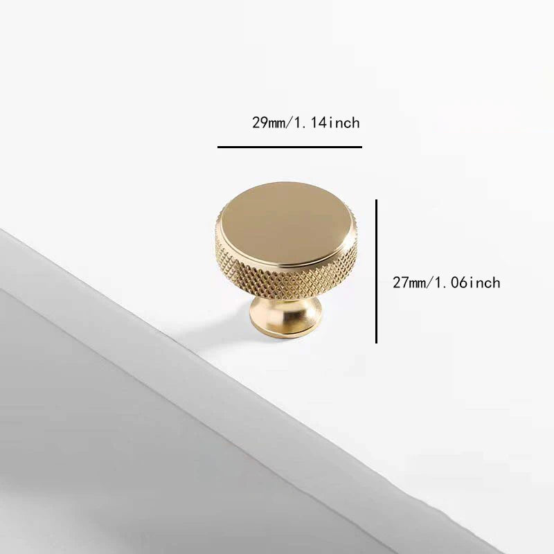 Minimalist Single Hole Round Cabinet Knobs