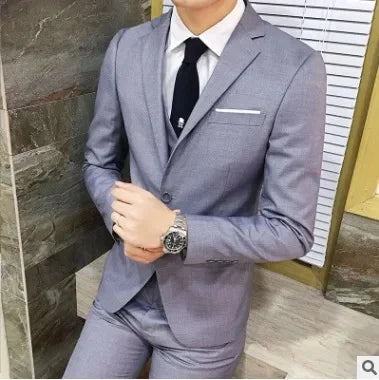 Men's Slim Fit One Button Suit Jacket