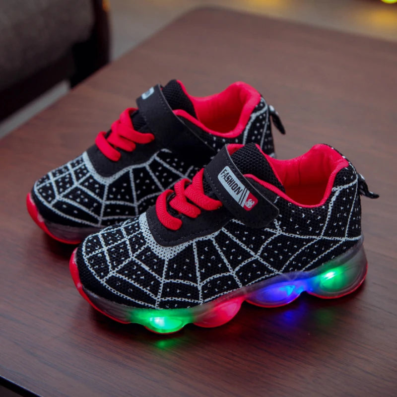 Children's Disney Mesh Breathable Student Anti-slip Spiderman Sneakers