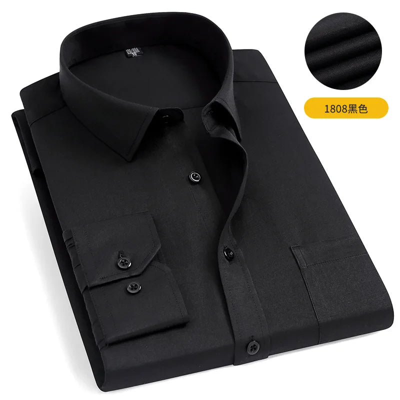 Plus Size Men's Business Casual Shirts