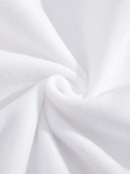 Sweat-shirt bouffant à motif palmier rose tendance pour femme