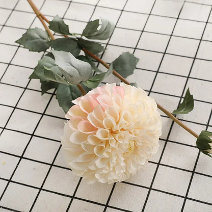 Accessoires de studio de fausses fleurs de dahlia marguerite d'automne
