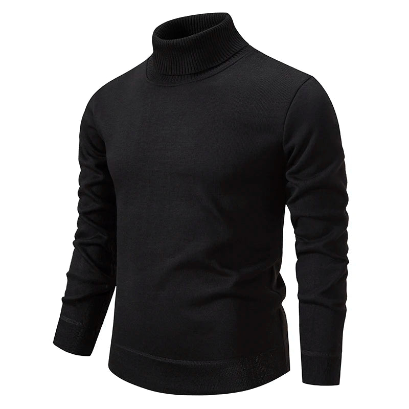 Autumn Men's Turtleneck Knitted Sweater